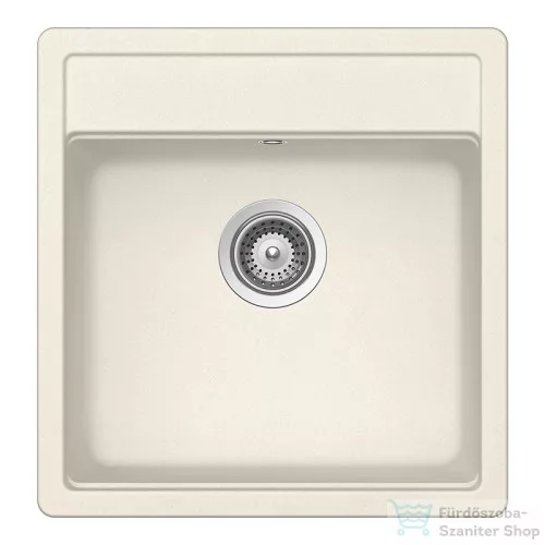 Schock NEMO N-100S konyhai mosogatótálca CRISTALITE® Vanilla 490 x 510 mm, gránit kompozit, Schock Epos konyhai csapteleppel, világos bézs SETNN100SEEXVANI