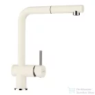 Schock NEMO N-100S konyhai mosogatótálca CRISTALITE® Vanilla 490 x 510 mm, gránit kompozit, Schock Epos konyhai csapteleppel, világos bézs SETNN100SEEXVANI