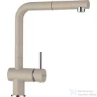 Schock RONDA D-100 konyhai mosogatótálca CRISTALITE® Sabbia 580 x 500 mm, gránit kompozit, Schock Epos konyhai csapteleppel, homok SETRD100EEXSABB