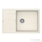 Schock RONDA D-100XL konyhai mosogatótálca CRISTALITE® Vanilla 780 x 500 mm, gránit kompozit, Schock Epos konyhai csapteleppel, világos bézs SETRD100XLEEXVANI
