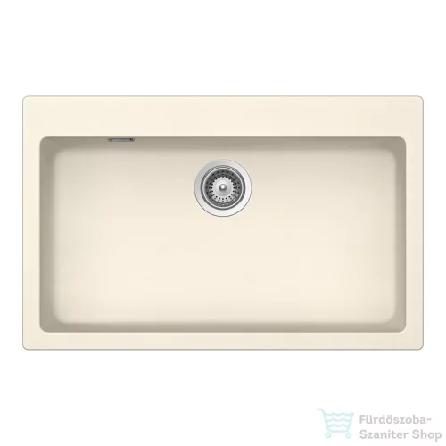 Schock MONO N-100XL konyhai mosogatótálca Schock Epos konyhai csapteleppel kihúzható fejjel, CRISTADUR® Magnolia 790x500 mm, krémfehér SETSN100XLEEXMAGN