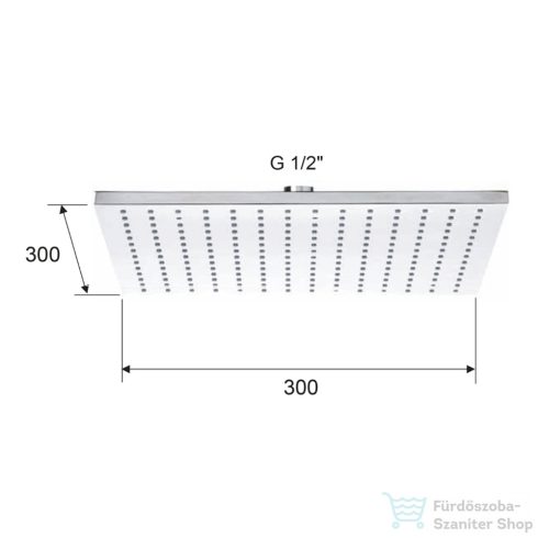Sapho Fejzuhany, 300x300mm, arany (SF317)
