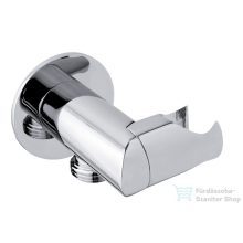  Sapho Kézizuhany tartó fali csatlakozóval, állítható, 1/2˝, króm SG201