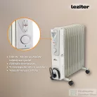 Leziter Norde 11 tagos olajradiátor 1000W/1500W/2500W SH-29-11