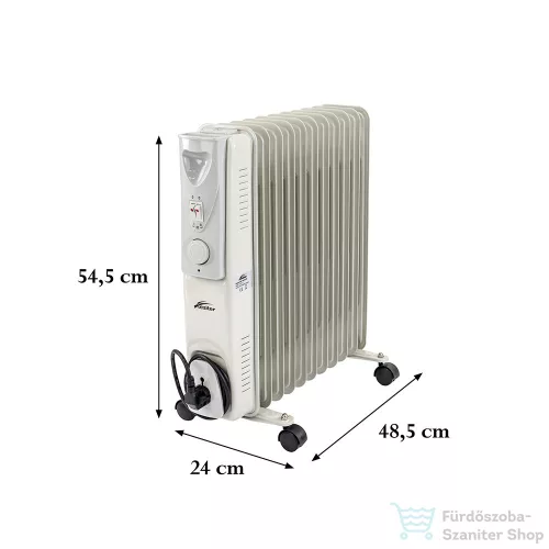 Leziter Norde 11 tagos olajradiátor 1000W/1500W/2500W SH-29-11