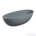 Omnires SHELL M+ 175x78 cm-es szabadon álló kád, matt szürke SHELL175WWAG