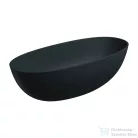 Omnires SHELL M+ 175x78 cm-es szabadon álló kád, matt fekete lava SHELL175WWBLV