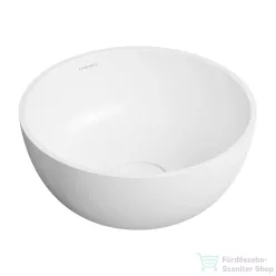   OMNIRES SHELL M+ 35 cm-es pultra ültethető mosdó leeresztő nélkül, matt fehér SHELL350UNBM