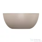 OMNIRES SHELL M+ 35 cm-es pultra ültethető mosdó leeresztő nélkül, matt dune beige SHELL350UNDB