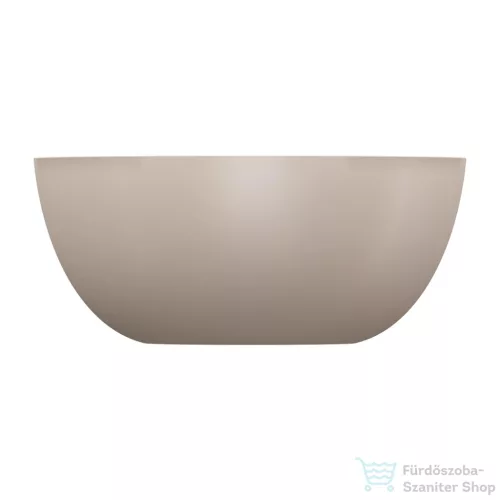 OMNIRES SHELL M+ 35 cm-es pultra ültethető mosdó leeresztő nélkül, matt dune beige SHELL350UNDB