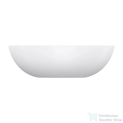 OMNIRES SHELL M+ 50x32 cm-es pultra ültethető mosdó leeresztő nélkül, matt fehér SHELL500UNBM
