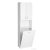 AQUALINE SIMPLEX ECO állószekrény szennyeskosárral, 50x180x30cm, matt fehér (SIME510)