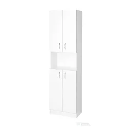   AQUALINE SIMPLEX ECO állószekrény, 50x180x30cm, matt fehér (SIME520)
