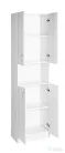 AQUALINE SIMPLEX ECO állószekrény, 50x180x30cm, matt fehér (SIME520)