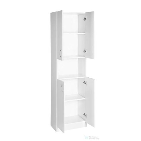 AQUALINE SIMPLEX ECO állószekrény, 50x180x30cm, matt fehér (SIME520)