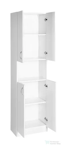 AQUALINE SIMPLEX ECO állószekrény, 50x180x30cm, matt fehér (SIME520)