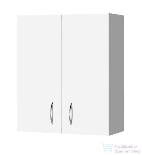 AQUALINE SIMPLEX ECO felső szekrény, 50x60x24cm, matt fehér (SIME530)