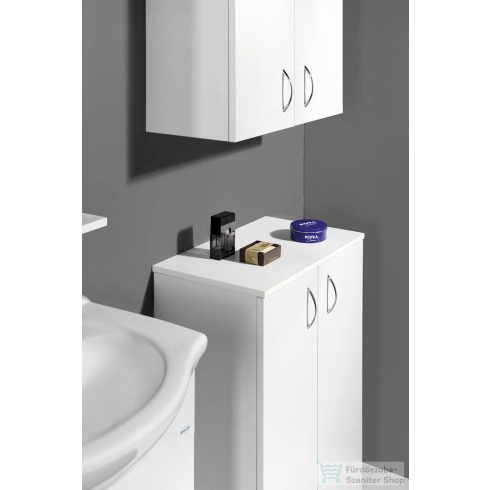 AQUALINE SIMPLEX ECO állószekrény, 50x86x30cm, matt fehér (SIME540)