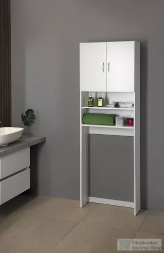 AQUALINE SIMPLEX ECO állószekrény mosógép fölé, 63x25x190cm (SIME715)