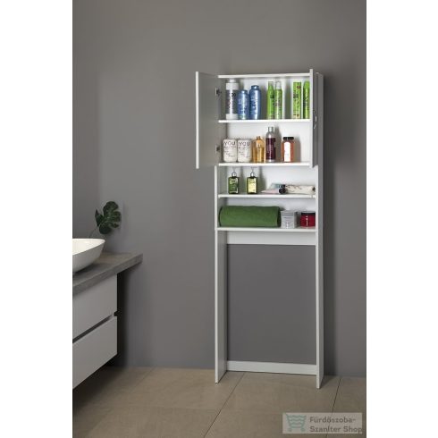 AQUALINE SIMPLEX ECO állószekrény mosógép fölé, 63x25x190cm (SIME715)