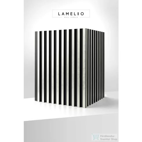 LAMELIO ASTI fali panel, ezüst tölgy