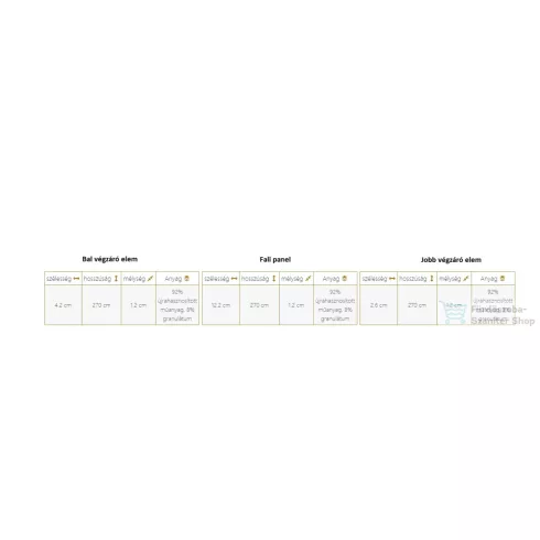 LAMELIO MILO fali panel, dió, SK-LA022