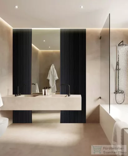 LAMELIO OLMO fali panel balos végzáró, fekete SK-LA037