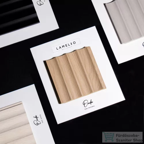 LAMELIO ONDA oak natural falpanel,  jobbos végzáró  SK-LA056