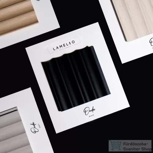 LAMELIO ONDA black falpanel, balos végzáró SK-LA060