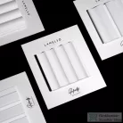 LAMELIO INFINITY ONDA white falpanel, balos végzáró SK-LA078