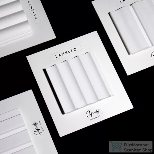 LAMELIO INFINITY ONDA white falpanel, balos végzáró SK-LA078
