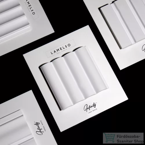 LAMELIO INFINITY LUNA white falpanel, balos végzáró SK-LA084