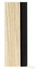 LAMELIO MARTEL Oak Natural/Black végzáró elem, balos SK-LA113