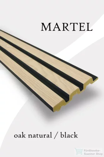 LAMELIO MARTEL Oak Natural/Black, fali panel SK-LA114