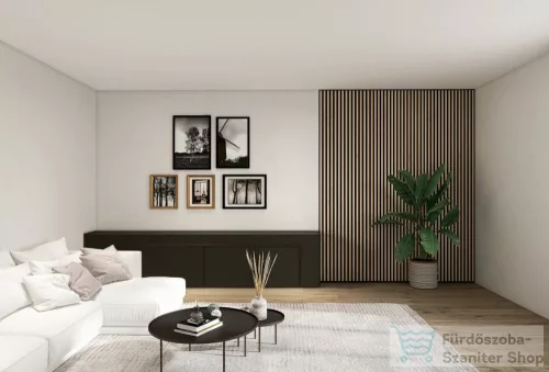 LAMELIO MARTEL Oak Natural/Black, fali panel SK-LA114