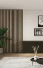 LAMELIO MARTEL Oak Natural/Black, fali panel SK-LA114
