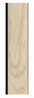 LAMELIO MARTEL Oak Natural/Black végzáró elem, jobbos SK-LA115