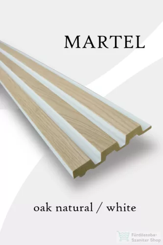 LAMELIO MARTEL Oak Natural/White, fali panel SK-LA117