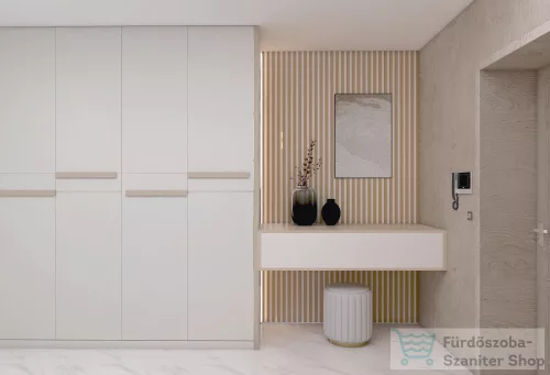 LAMELIO MARTEL Oak Natural/White, fali panel SK-LA117