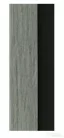 LAMELIO MARTEL Oak Grey/Black végzáró elem, balos SK-LA119