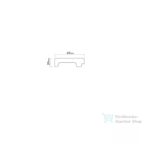 LAMELIO ROCA Moonlight Grey végzáró elem, jobbos SK-LA303