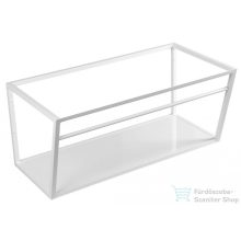   Sapho SKA mosdótartó keret pult alá, fehér MDF polccal, 90x40x46cm, matt fehér (SKA113)