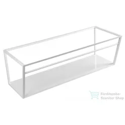  Sapho SKA mosdótartó keret pult alá, fehér MDF polccal, 120x40x46cm, matt fehér (SKA114)