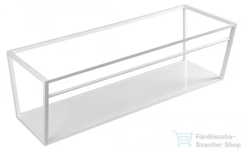 Sapho SKA mosdótartó keret pult alá, fehér MDF polccal, 120x40x46cm, matt fehér (SKA114)
