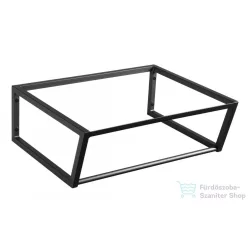   Sapho SKA mosdótartó keret pult alá, 60x20x46cm, matt fekete (SKA201)