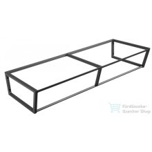   Sapho SKA mosdótartó keret pult alá, 120x20x46cm, matt fekete (SKA204)