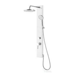  AQUALINE FIGA zuhanypanel csapteleppel, 1050mm, PVC/fehér SL230