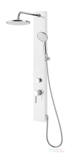 AQUALINE FIGA zuhanypanel csapteleppel, 1050mm, PVC/fehér SL230