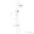 AQUALINE FARRAO zuhanyoszlop, fekete (SL450B)