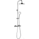 AQUALINE LIGA teleszkópos zuhanyoszlop termosztátos csapteleppel, mag.:710-1280mm, bekötés:150mm, króm SL533